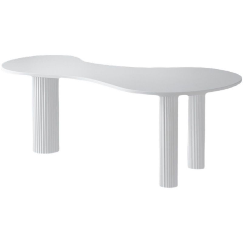 Escritorio de escritura de madera escritorio de oficina contemporáneo con piernas