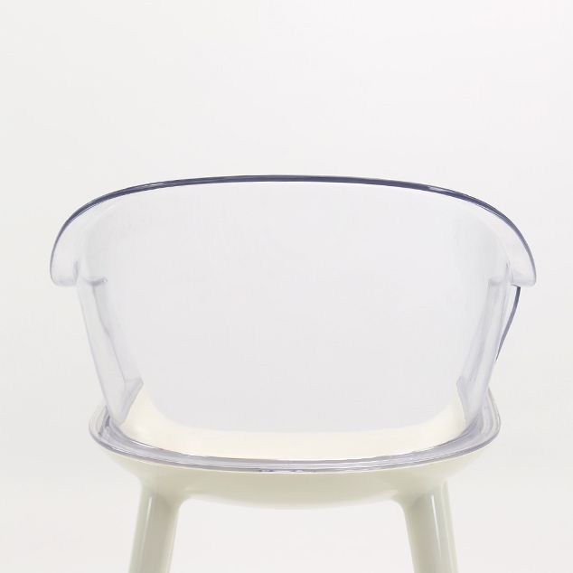 Glam Style Transparent Acrylic Arm Chair Multicolor Dining Arm Chair for Home Clearhalo ' kitchen&dining_furn' 'Dining Chairs' 'Dining Tables & Seating' 'dining_chair' 'Furniture' 'furniture_dining_chair' 'Kitchen & Dining Furniture' 'kitchen' 1200x1200_fa897d68-7371-4177-8f97-d67af74bd3f0