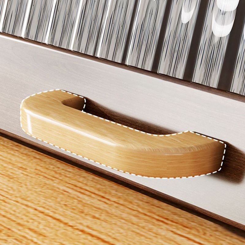 Sideboard contemporanea in legno massiccio 13,4 "H Board laterale con armadi