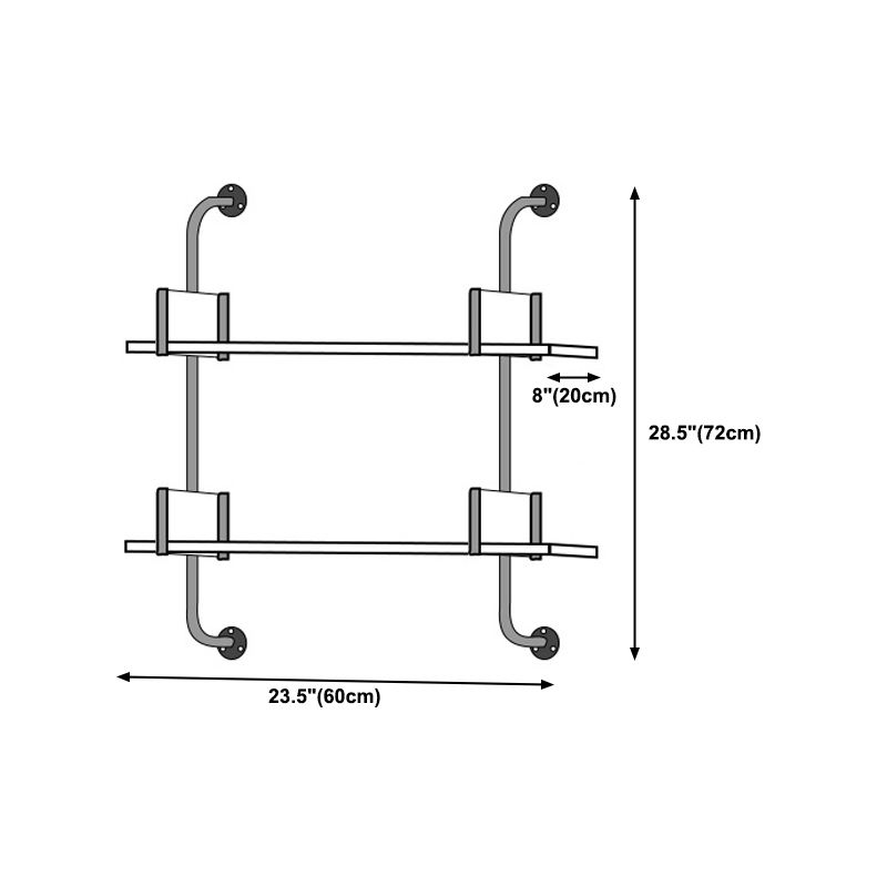 Modern Wooden Wall Mounted Bookshelf Floating Storage Bookcase Clearhalo 'Bookcases' 'furn' 'furn_bookcases' 'Furniture' 'Office Furniture' 1200x1200_fa8c20a3-4c14-4ee4-9d32-162827d421d8