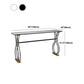 Glam Style Bar Table Artificial Marble 42-inch Height Top Bistro Table Clearhalo 'Bar Furniture' 'Bar Tables' 'bar_tables' 'furn' 'furn_bar_tables' 'Furniture' 'furniture_bar_tables' 'Kitchen & Dining Furniture' 1200x1200_fa8c36dc-9c77-4a77-8209-569706d6a120