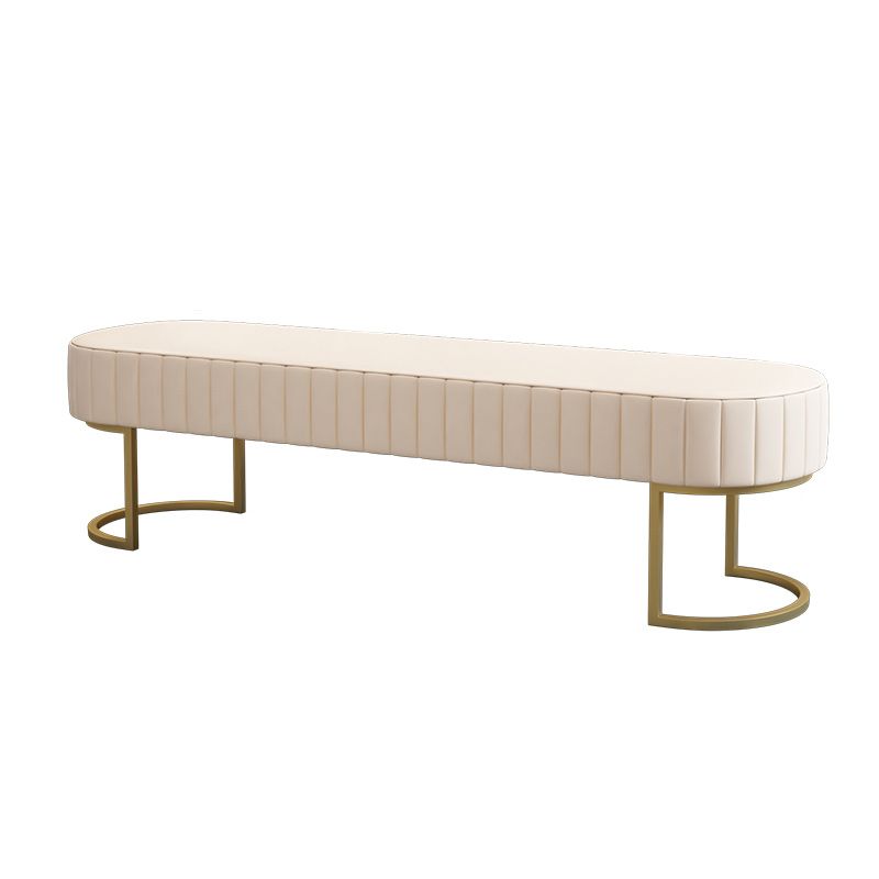 Modern Solid Color Seating Bench Upholstered Entryway and Bedroom Bench with Cushioned Clearhalo 'Benches' 'Chairs & Seating' 'furn' 'furn_benches' 'Furniture' 'Living Room Furniture' 1200x1200_fa8d7d8e-cfd3-4af3-bf10-69cd84bea19f