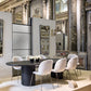 Oval Double Pedestal Dining Table Contemporary Style Solid Wood Furniture Clearhalo ' dining_table' 'Dining Tables & Seating' 'Dining Tables' 'furn' 'furn_dining_table' 'Furniture' 'furniture_dining_table' 'Kitchen & Dining Furniture' 'kitchen&dining_furn' 'kitchen' 'kitchen_dining_table' 1200x1200_fa8ffe01-4c93-48ff-b57d-1903e18e2034
