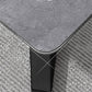 Glam Cross Legs Coffee Table Slate Rectangular Cocktail Table for Home