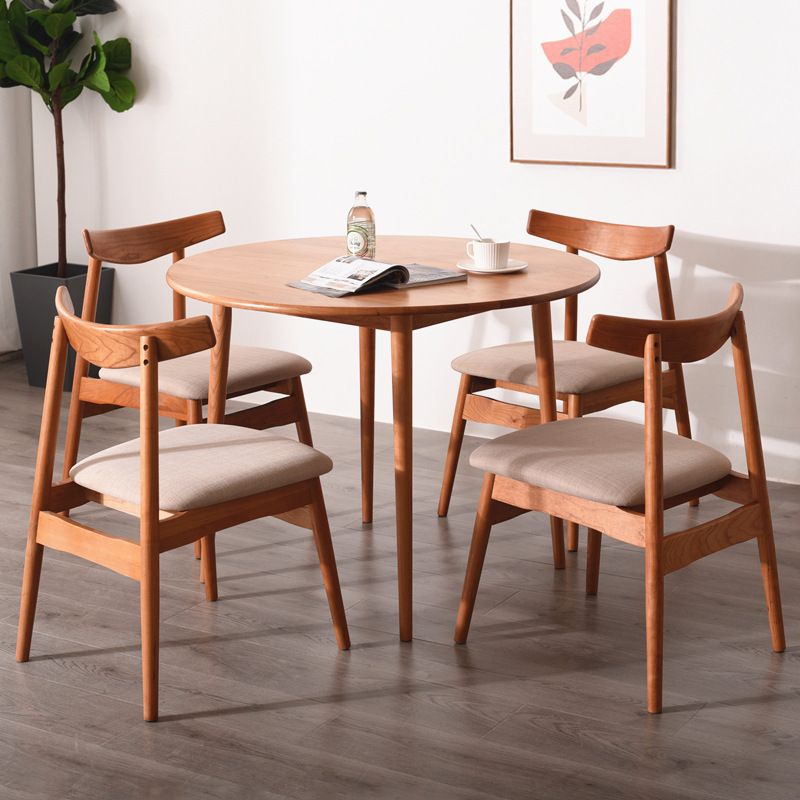 Restaurant Dining Room Simple Style Dinette Table Wood Top Dining Table Clearhalo 'Dining Tables & Seating' 'Dining Tables' 'dining_table' 'furn' 'furn_dining_table' 'Furniture' 'furniture_dining_table' 'Kitchen & Dining Furniture' 'kitchen' 'kitchen_dining_table' 1200x1200_fa928e43-ae87-484d-9aa3-8efbf0b0935c