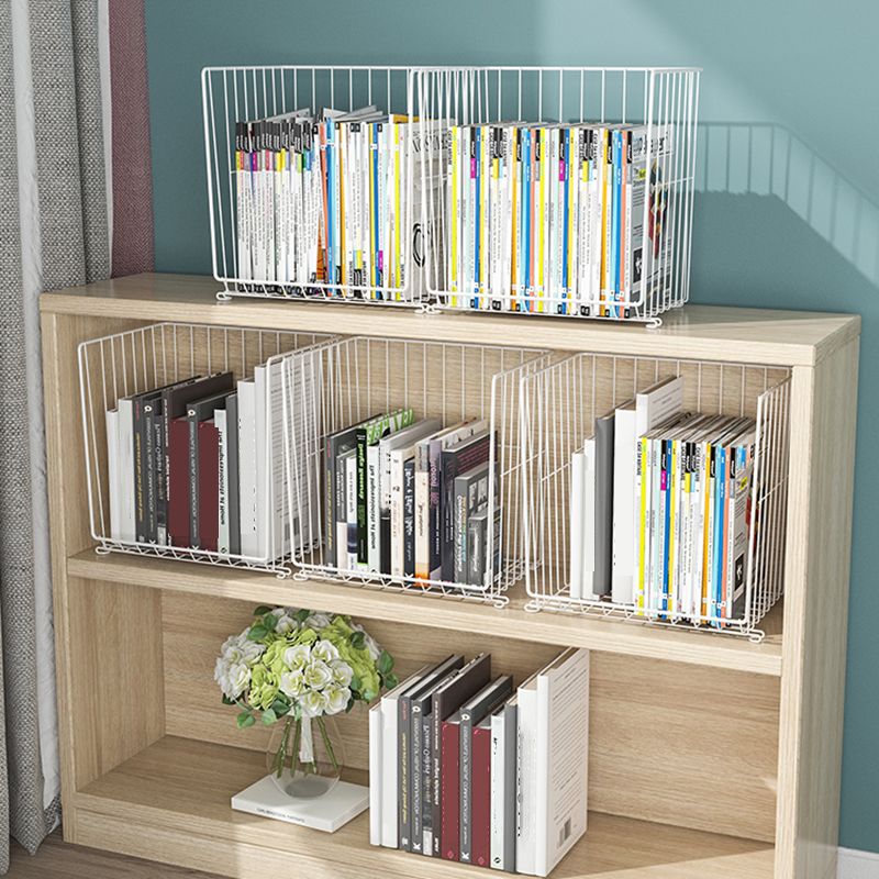 9.5" W Bookshelf Contemporary Style Bookcase with Casters for Home and Study Room Clearhalo 'Bookcases' 'furn' 'furn_bookcases' 'Furniture' 'furniture_bookcases' 'kitchen' 'kitchen_bookcases' 'Living Room Furniture' 'Office Furniture' 1200x1200_fa92a295-4733-469b-857e-1fe94d993408