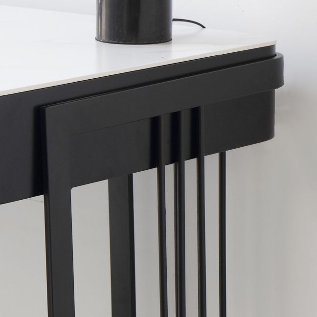 Industriële kantoorbureau rechthoekige secretaris -bureau met metalen benen