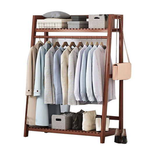 Living Rack Rack legno da 56,69 pollici Kit di ingresso a forma di trapezoide