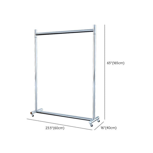 Rack de manteau d'entrée industriel en métal encadré