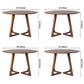 Round Double Pedestal Dinette Table Pine Solid Wood Dining Room Furniture Clearhalo ' dining_table' 'Dining Tables & Seating' 'Dining Tables' 'furn' 'furn_dining_table' 'Furniture' 'furniture_dining_table' 'Kitchen & Dining Furniture' 'kitchen&dining_furn' 'kitchen' 'kitchen_dining_table' 1200x1200_fa975a29-25a5-43e8-aabe-e19dafbc01b3