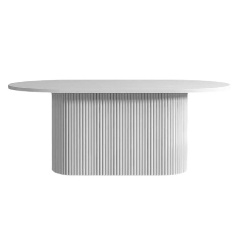 Oval Pedestal Base Furniture Contemporary Style Dining Room Collection Clearhalo ' dining_table' 'Dining Tables & Seating' 'Dining Tables' 'furn' 'furn_dining_table' 'Furniture' 'furniture_dining_table' 'Kitchen & Dining Furniture' 'kitchen&dining_furn' 'kitchen' 'kitchen_dining_table' 1200x1200_fa9c3ab6-2307-496d-97fa-03e3f4587b69