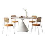 Modern Pedestal Round Dining Table Stone Table for Dining Room Clearhalo 'Dining Tables & Seating' 'Dining Tables' 'dining_table' 'furn' 'furn_dining_table' 'Furniture' 'Kitchen & Dining Furniture' 1200x1200_fa9c846b-c8c9-4ab0-8b87-4a61af440e77