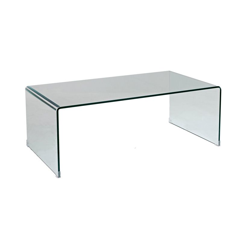 Modern Square Sled Base Glass Square Coffee Table for Apartment Clearhalo 'Coffee & Accent Tables' 'Coffee Tables' 'coffee_tables' 'furn' 'furn_coffee_tables' 'Furniture' 'furniture_coffee_tables' 'Living Room Furniture' 1200x1200_fa9ea823-4215-434a-a806-554cc9d5d1ac