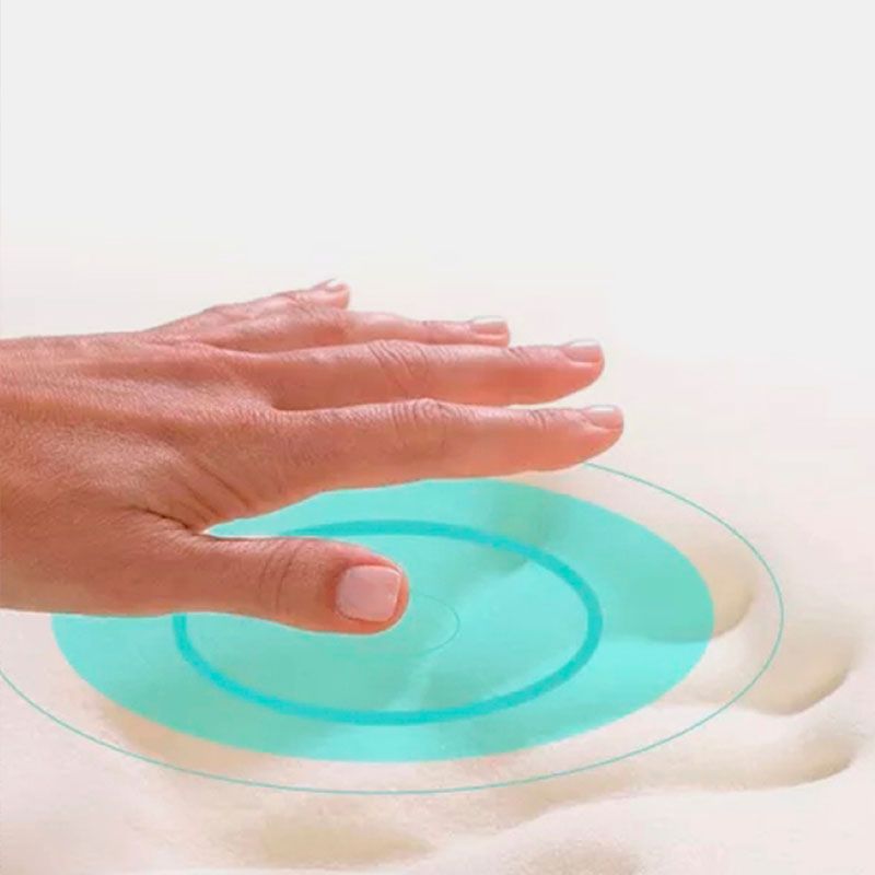 Glamoktomane Samt tränenresistent Feste Farbe Runde Ottomane mit Metallbeinen