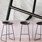 Modern Style Bar-stool Sled Legs with Iron Footrest Low Back Barstool for Kitchen Clearhalo 'Bar Furniture' 'Bar Stools' 'bar_stools' 'furn' 'furn_bar_stools' 'furniture_bar_stools' 'Kitchen & Dining Furniture' 'kitchen&dining_furn' 'kitchen' 'kitchen_furn' Furniture' 1200x1200_faa26641-047c-4e95-a8b7-4aa9ebf86440