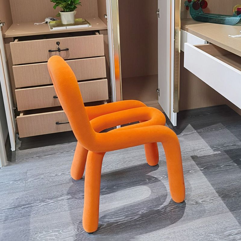 20,87 "w √ó 15,35" l √ó 29.53 "H parsons sedia accento senza braccio con quattro gamba di base a quattro gamba