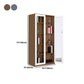 Closed Standard Bookshelf Modern Minimalist Metal Rectangular Bookcase