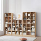 Modern Style Engineered Wood Bookcase Standard Closed Back Bookshelf