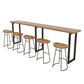 Modern Rectangle Sled Base Solid Wood Bar Table for Kitchen Dining Room Clearhalo 'Bar Furniture' 'Bar Tables' 'bar_tables' 'furn' 'furn_bar_tables' 'Furniture' 'Kitchen & Dining Furniture' 1200x1200_faa76ac1-212d-4b1a-aba9-4ddfeaea310f