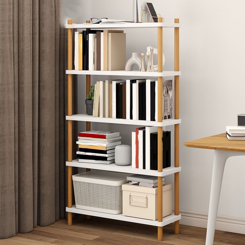Modern Solid Wood Bookshelf Etagere Open Shelf Vertical Bookcase Clearhalo 'Bookcases' 'furn' 'furn_bookcases' 'Furniture' 'Office Furniture' 1200x1200_faaa6357-e346-4aca-bf61-e50714826d08