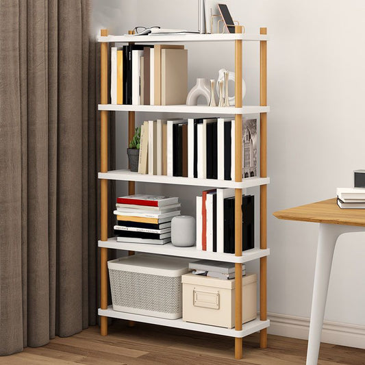 Modern Solid Wood Bookshelf Etagere Open Shelf Vertical Bookcase Clearhalo 'Bookcases' 'furn' 'furn_bookcases' 'Furniture' 'Office Furniture' 1200x1200_faaa6357-e346-4aca-bf61-e50714826d08