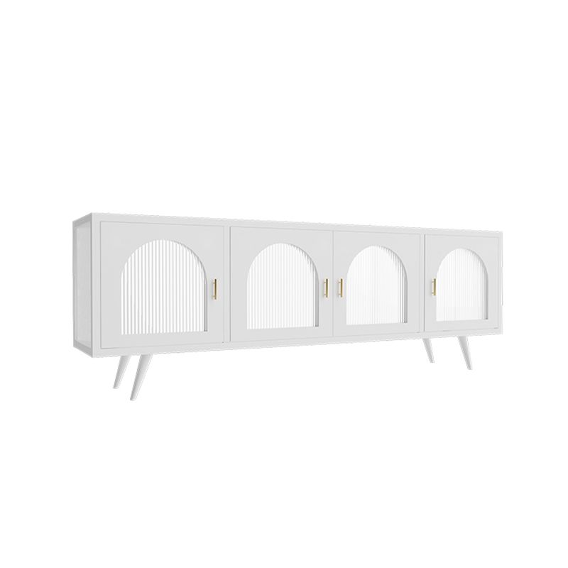 Console TV TV in metallo industriale chiuso con porte