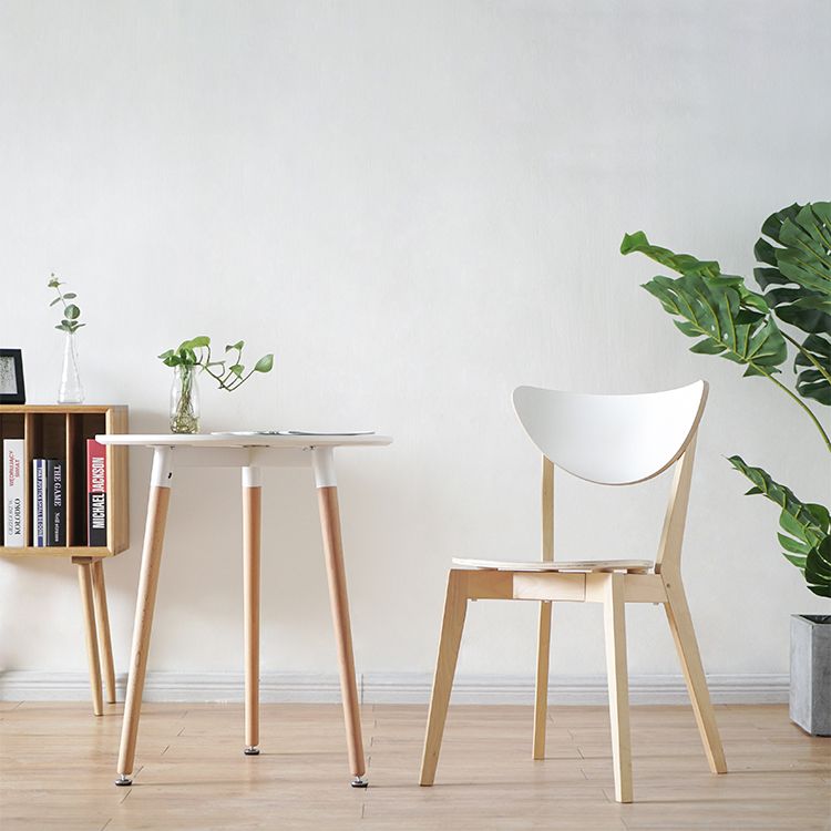 Open Back Armless Dining Chairs Stackable Side Dining Chairs with Wood Legs Clearhalo ' kitchen&dining_furn' 'Dining Chairs' 'Dining Tables & Seating' 'dining_chair' 'furn' 'furn_dining_chair' 'Furniture' 'furniture_dining_chair' 'Kitchen & Dining Furniture' 'kitchen' 1200x1200_faae7f16-5790-410b-9bfe-479b08865490