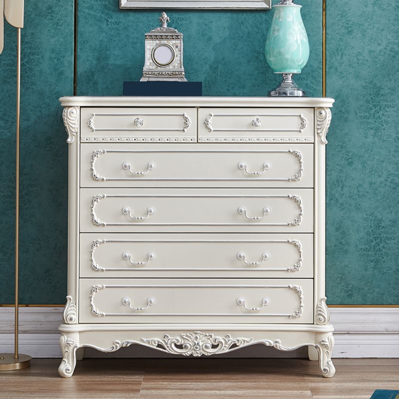 Traditional Dresser Solid Wood Storage Chest Dresser with 4/5/6 Drawers Clearhalo 'Bedroom Furniture' 'Dressers & Chests' 'dressers_chests' 'furn' 'furn_dressers_chests' 'Furniture' 1200x1200_faaf609c-9bdd-48d4-8e85-d874c5d954bd