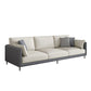 Contemporary Faux Leather Tuxedo Arm Standard Sofa with Bolster Pillows Clearhalo 'furn' 'furn_sofas' 'Furniture' 'furniture_sofas' 'kitchen' 'kitchen_sofas' 'Living Room Furniture' 'Sofa' 'sofas' 1200x1200_faafaeee-ead9-4a1d-8ead-21c3d34c9773