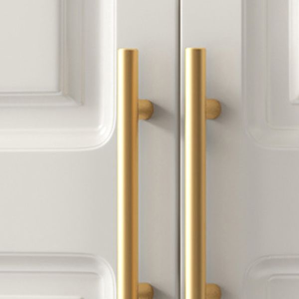 Engineered Wood Wardrobe Cabinet with Drawer White Wardrobe Closet Clearhalo 'Armoires & Wardrobes' 'armoires_wardrobes' 'Bedroom Furniture' 'furn' 'furn_armoires_wardrobes' 'Furniture' 1200x1200_fab063ee-e797-4f53-a8d0-02ac07dd8564