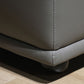 Chaise longue rembourrée contemporaine avec accoudoirs