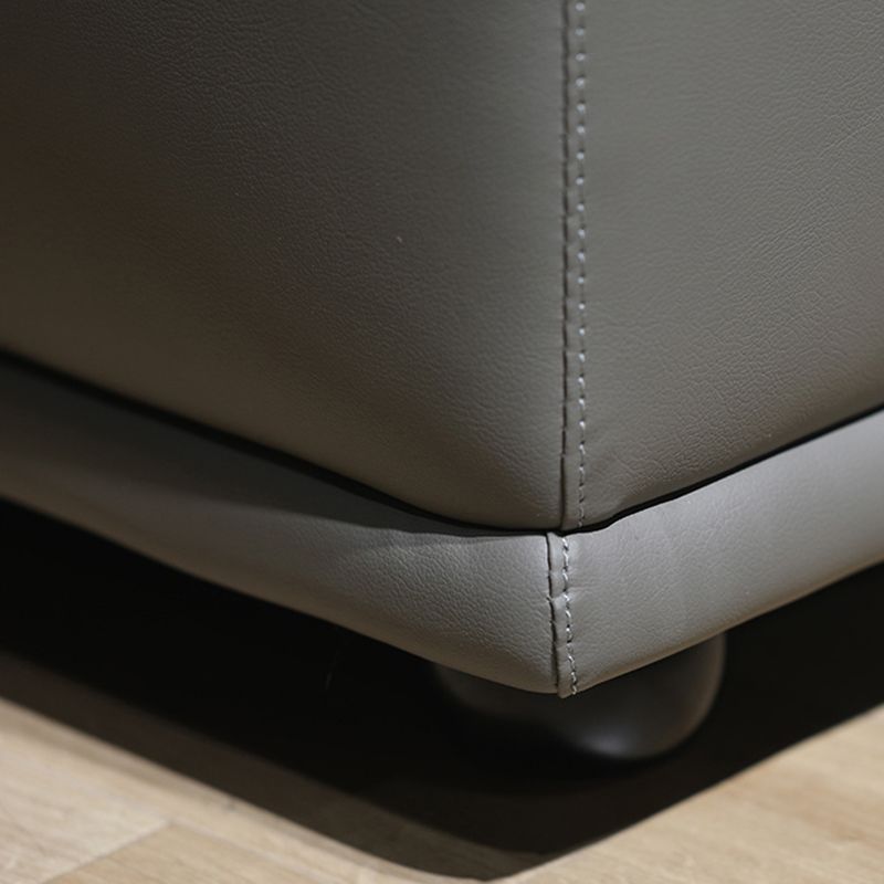 Chaise longue rembourrée contemporaine avec accoudoirs