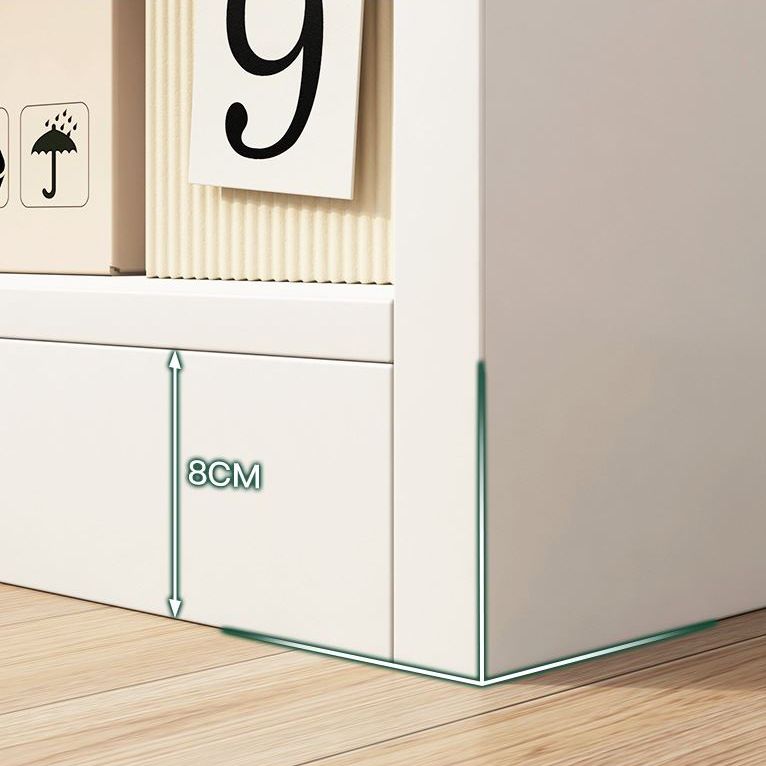 11.81"W Bookshelf Closed Back Scandinavian Style Bookcase for Home and Office