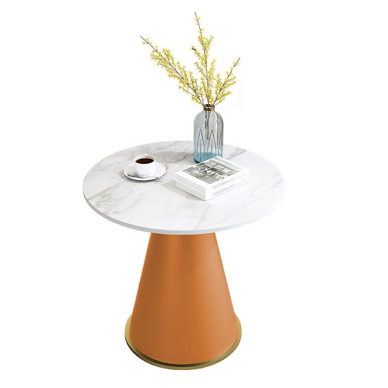 Round Stone Dining Table Modern Living Room Pedestal Casual Dining Table Clearhalo ' dining_table' 'Dining Tables & Seating' 'Dining Tables' 'furn' 'furn_dining_table' 'Furniture' 'furniture_dining_table' 'Kitchen & Dining Furniture' 'kitchen&dining_furn' 'kitchen' 'kitchen_dining_table' 1200x1200_fab77d49-9693-4035-8d00-d05c73bb800b