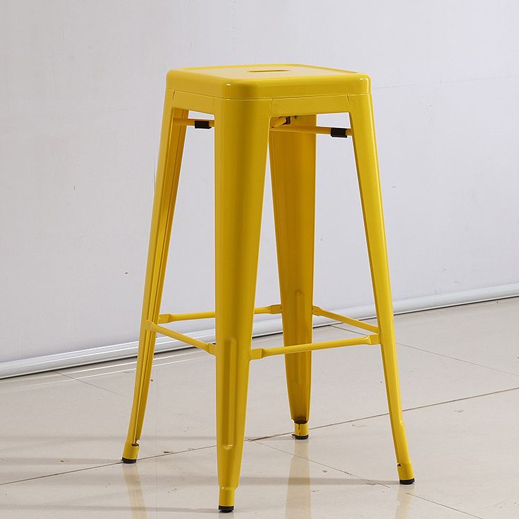 Industrial Stackable Iron Bar Stool Matte Finish 30-inch Home Stool Clearhalo 'Bar Furniture' 'Bar Stools' 'bar_stools' 'furn' 'furn_bar_stools' 'Furniture' 'furniture_bar_stools' 'Kitchen & Dining Furniture' 1200x1200_faba78cd-dd8d-4531-b4ab-94982b8277e9