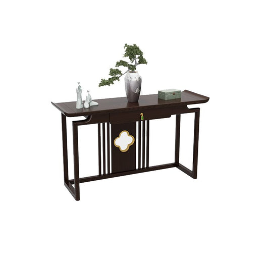 Rectangle Shape Contemporary Console Table Brown Console Sofa Table
