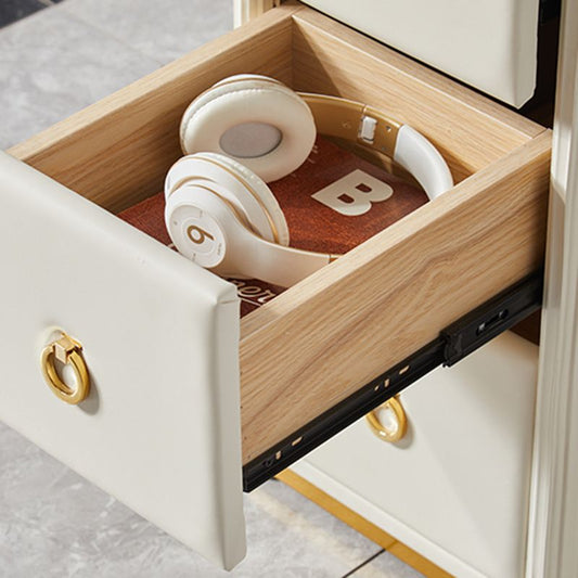 Bureau d'écriture en pierre de style glamour avec 3 tiroirs