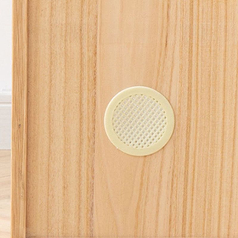 Glass Paned Solid Wood Shelves Included Modern Accent Cabinet