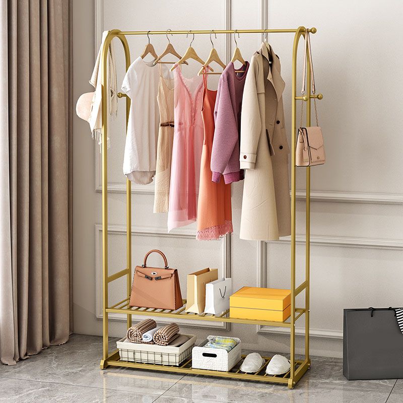 Modern Coat Hanger Storage Shelves Hall Tree Entry Hall Tree with Hooks Clearhalo 'Entry & Mudroom Furniture' 'furn' 'furn_hall_tree_coat_racks' 'Furniture' 'Hall Trees & Coat Racks' 'hall_tree_coat_racks' 1200x1200_fabdf211-dd0e-4a0d-95ae-535c635d9c4d