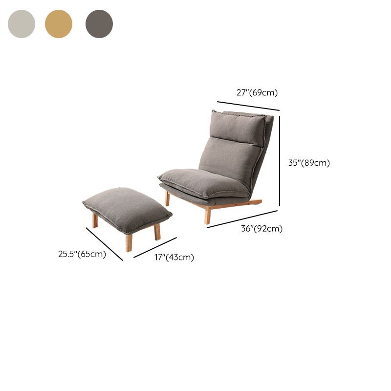 Linen Standard Recliner Solid Wood Recliner Chair for Living Room Clearhalo 'Chairs & Seating' 'furn' 'furn_recliners' 'Furniture' 'Living Room Furniture' 'Recliners' 1200x1200_fabe7d64-a2e6-41aa-8029-cb6ea6203391