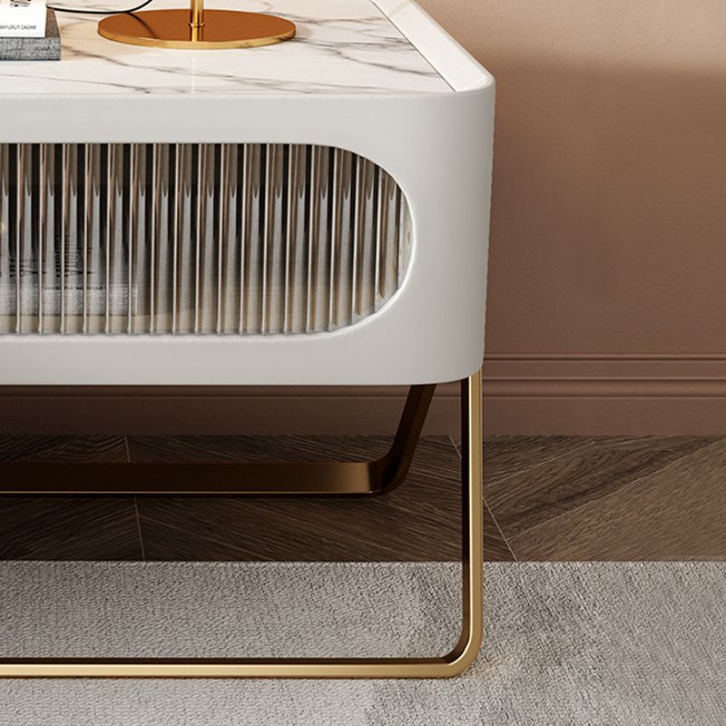 16.53 "Alto Stone Accent Table Nightsand Bastinger Gabinet