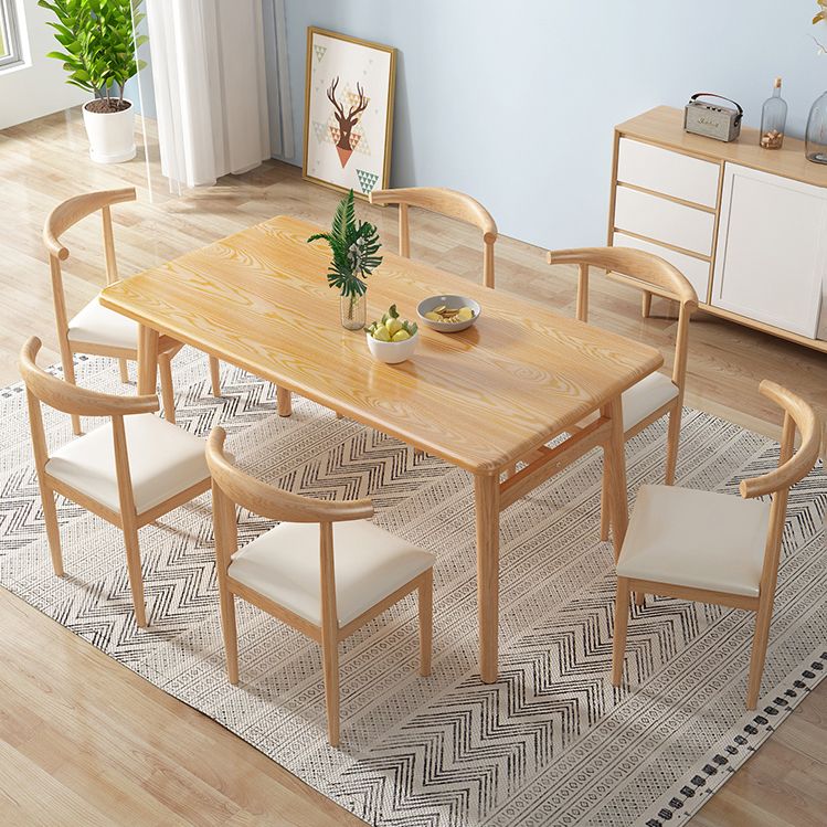 Home Modern Style MDF Dining Furniture Set Rectangle Dining Set with Wood Base Clearhalo 'Dining Room Sets' 'Dining Tables & Seating' 'dining_room_set' 'furn' 'furn_dining_room_set' 'Furniture' 'furniture_dining_room_set' 'Kitchen & Dining Furniture' 'kitchen&dining_furn' 'kitchen' 1200x1200_fac0e346-27f5-4fad-b1af-0b28e0a560d2