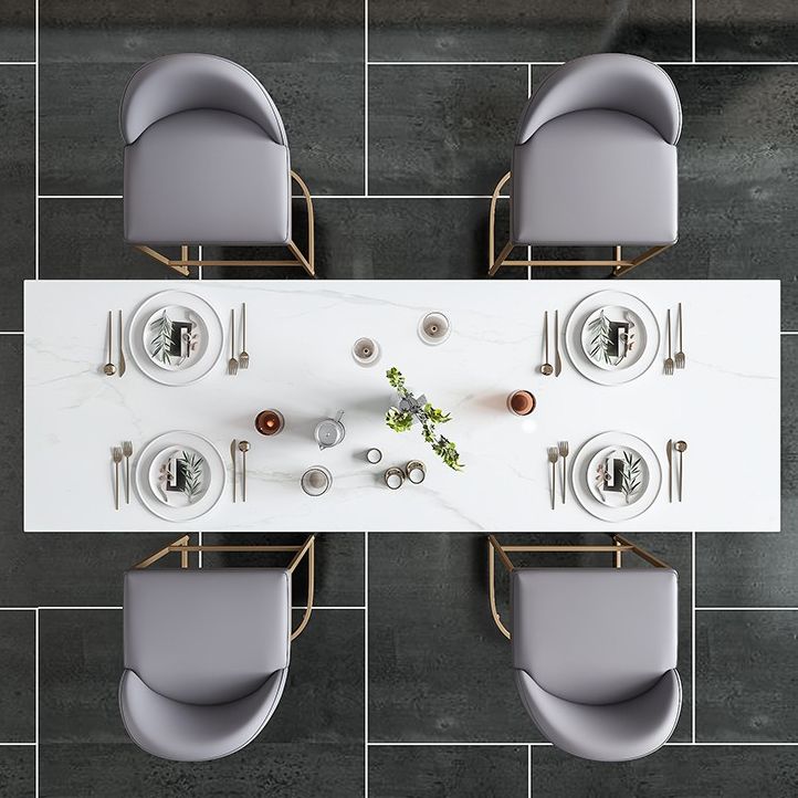 Modern Style Bar Table Set 1/2/5 Pcs Faux Marble Rectangular Bar Set for Indoor Clearhalo 'Bar Furniture' 'furn' 'furn_home_bar_bar_sets' 'Furniture' 'Home Bars & Bar Sets' 'home_bar_bar_sets' 'Kitchen & Dining Furniture' 1200x1200_fac157e2-8fd8-47ca-8f72-eafa2bb94b30