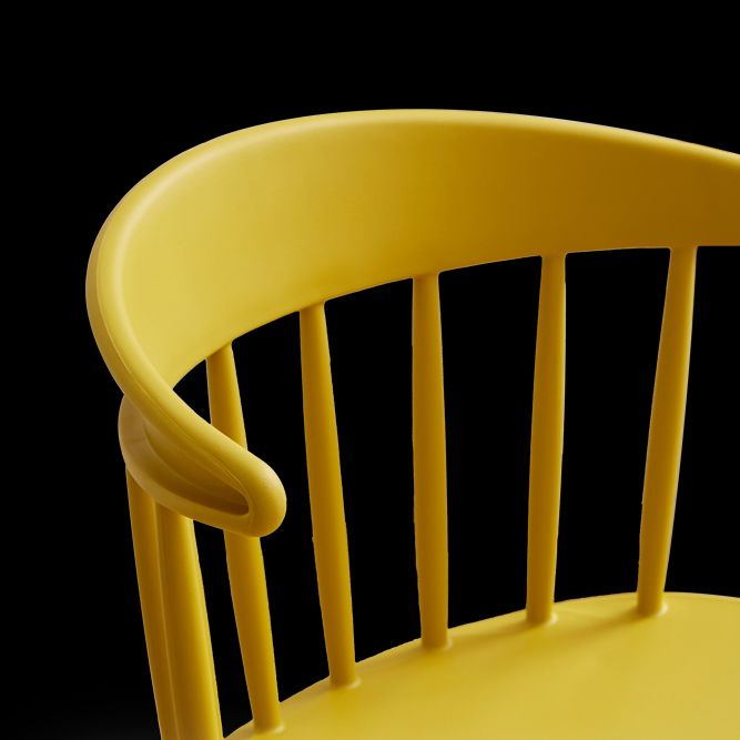Scandinavian Plastic Armless Chair Windsor Back Restaurant Chair Clearhalo 'Dining Chairs' 'Dining Tables & Seating' 'dining_chair' 'furn' 'furn_dining_chair' 'Furniture' 'furniture_dining_chair' 'Kitchen & Dining Furniture' 1200x1200_fac2e6e2-64a4-4001-8b88-b8739d6fce90