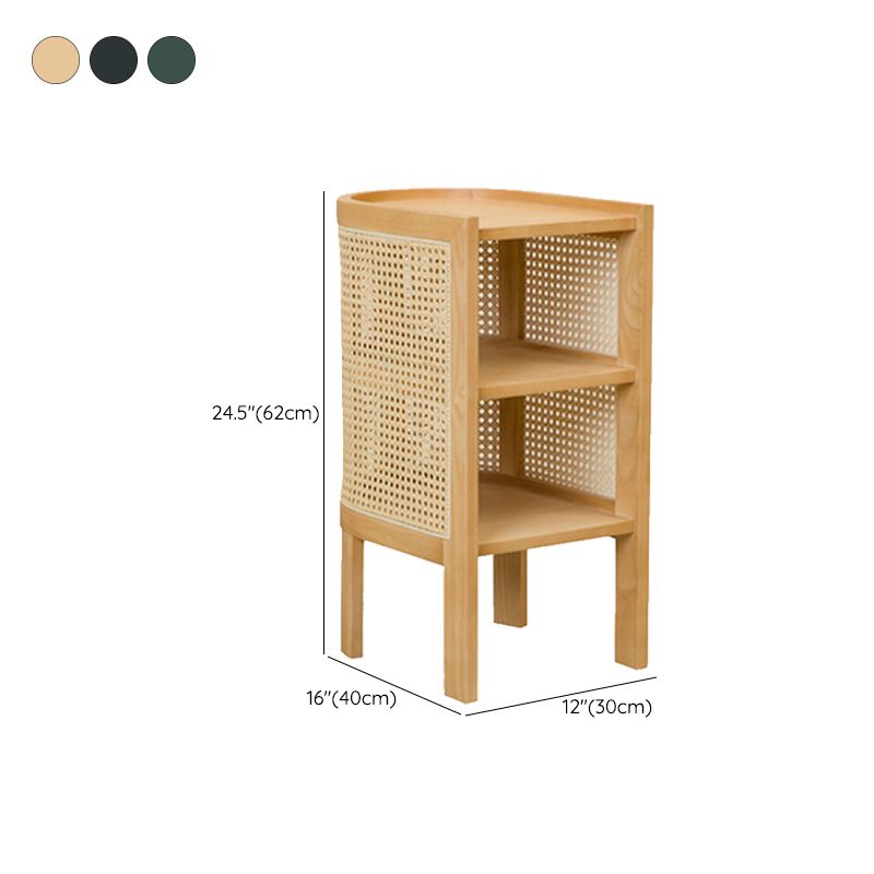 Open opslag eigentijds accenttafel nachtkastje antiek afwerking nachtkastje met planken met planken