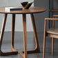 Round Casual Dining Table Brown Tone Fixed Table with Double Pedestal Base Clearhalo ' dining_table' 'Dining Tables & Seating' 'Dining Tables' 'furn' 'furn_dining_table' 'Furniture' 'furniture_dining_table' 'Kitchen & Dining Furniture' 'kitchen&dining_furn' 'kitchen' 'kitchen_dining_table' 1200x1200_fac4d698-5348-4b4a-afcf-7208b9fd482e