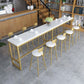 Rectangle White Solid Wood Table Trestle Base Dining Table for Kitchen Living Room Clearhalo 'Bar Furniture' 'Bar Tables' 'bar_tables' 'furn' 'furn_bar_tables' 'Furniture' 'Kitchen & Dining Furniture' 1200x1200_fac60a2f-696f-43bb-b6c5-9e9c8c85ee95