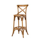 Oak Solid Wood and Rattan Bar Stool Modern Armless Indoor Bar Stool Clearhalo 'Bar Furniture' 'Bar Stools' 'bar_stools' 'furn' 'furn_bar_stools' 'Furniture' 'Kitchen & Dining Furniture' 1200x1200_fac63fe9-dc59-4674-994e-3a36ab453b8b