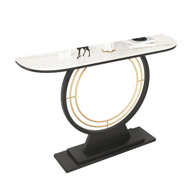 Tavolo console di console antico console a mezza luna contemporanea