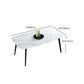 Home Sintered Stone Kitchen Table Industrial Rectangle Fixed Dining Desk Clearhalo 'Dining Tables & Seating' 'Dining Tables' 'dining_table' 'furn' 'furn_dining_table' 'Furniture' 'Kitchen & Dining Furniture' 1200x1200_fac90d55-2995-498e-aed0-aa392fe9681e